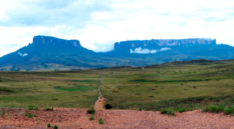 Trilha para o Monte Roraima