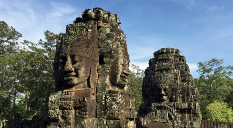 Templo Bayon, no Camboja