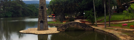 Parque Edmundo Zanoni em Atibaia, SP