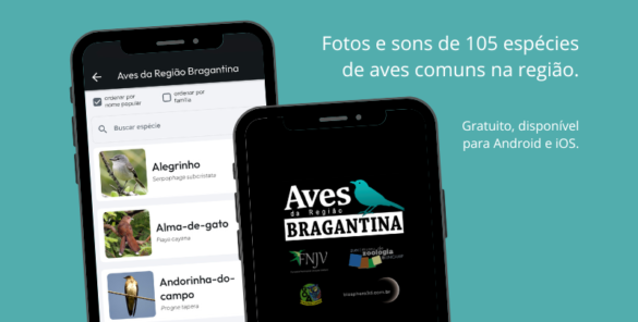 app-guia-de-aves-da-regiao-bragantina aves da região bragantina